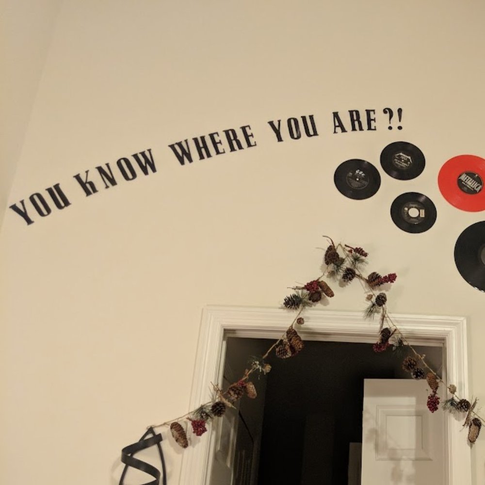 GUNS N ROSES lyrics made from vinyl records